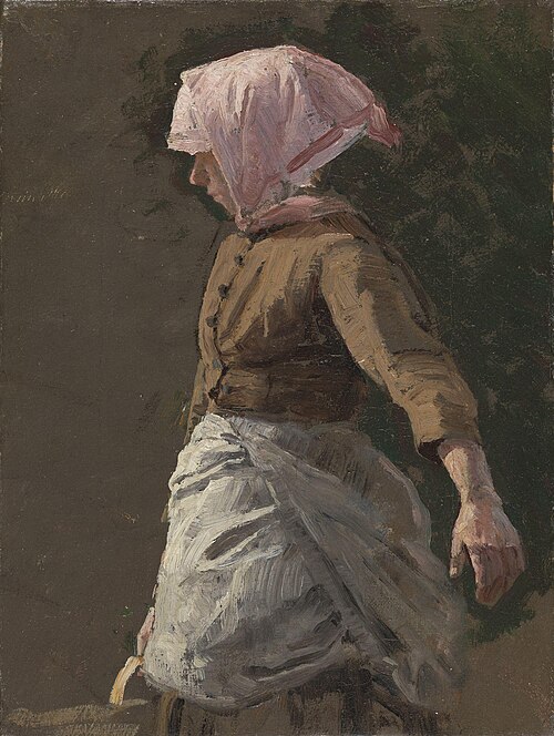 Swedish Country Girl, 1882, Joakim Skovgaard