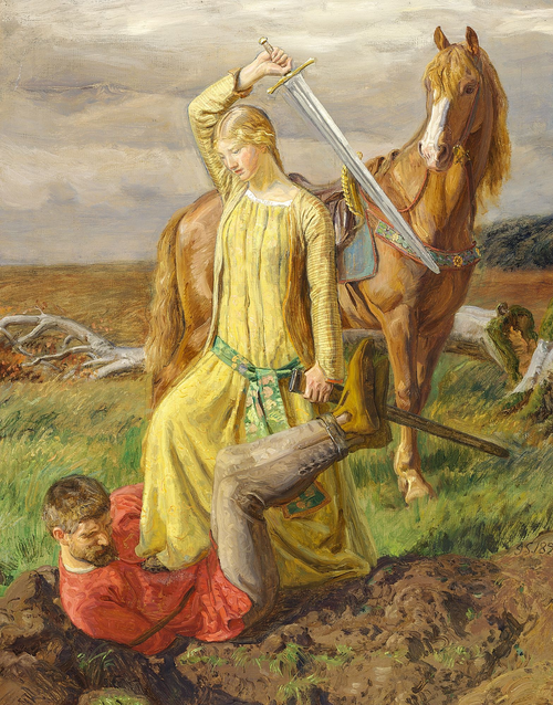 Ulver and Vænelil., 1898, Joakim Skovgaard