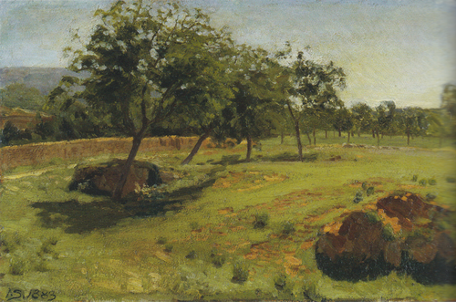 Walnut Trees. Sora., 1883, Joakim Skovgaard