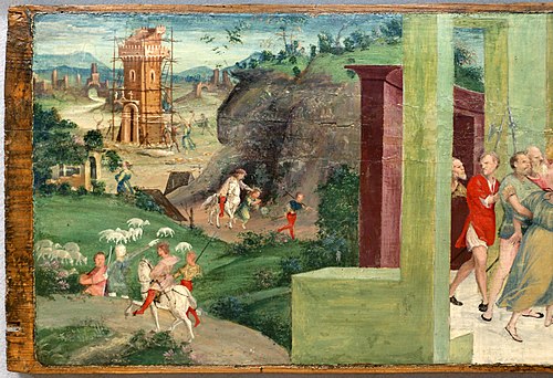 Story of S. Barbara, 1550, Niccolò Giolfino
