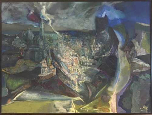 Vue de Tolède, 1982, Javier Clavo