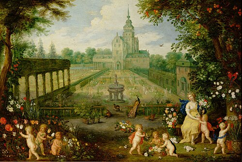 Flora in the Garden, 1630, Pieter van Avont