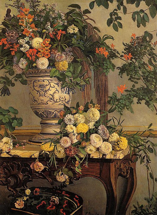 Fleurs, 1868, Frédéric Bazille