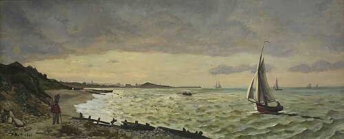 Marine à Sainte-Adresse, 1865, Frédéric Bazille