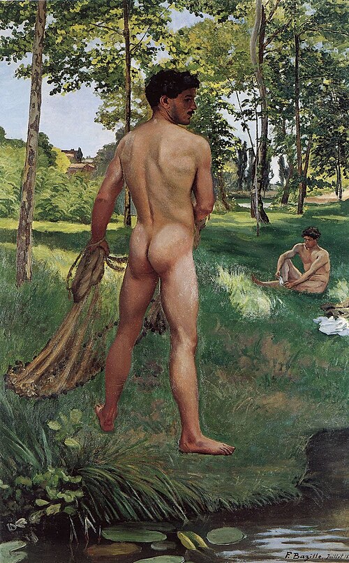 Le Pêcheur à l'épervier, 1868, Frédéric Bazille