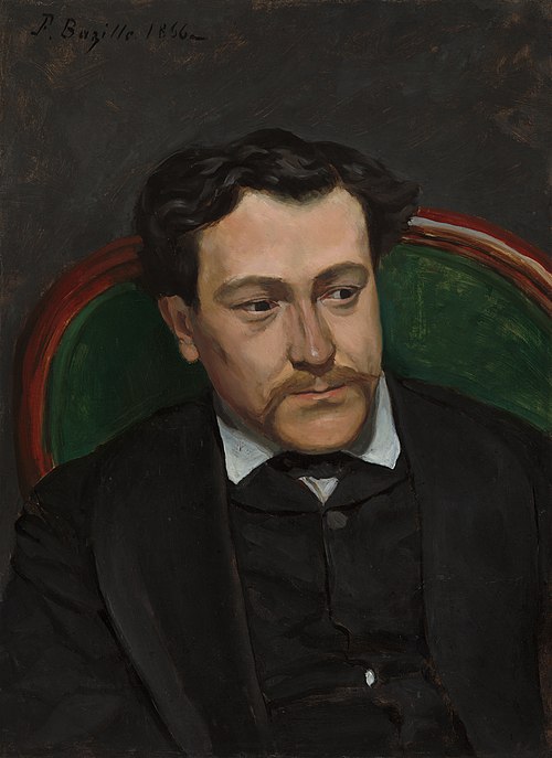 Portrait d'Edouard Blau, 1866, Frédéric Bazille