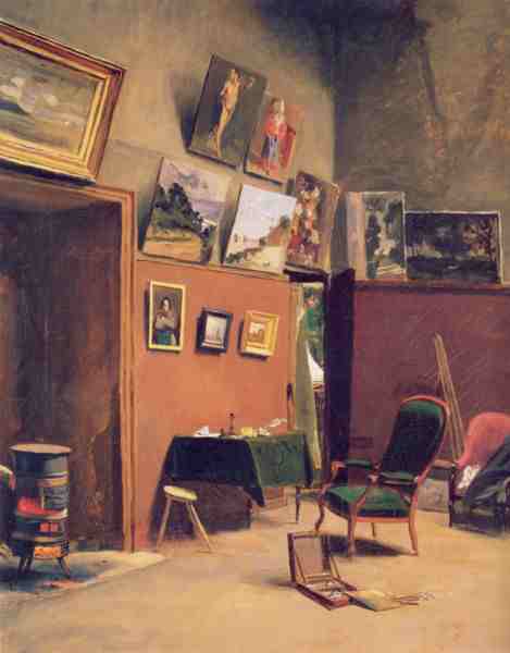 Atelier de la rue Furstenberg, 1865, Frédéric Bazille