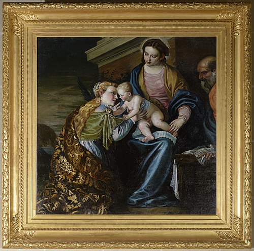 le Mariage mystique de sainte Catherine, 1859, Frédéric Bazille
