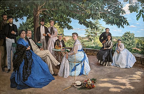 Réunion de famille, 1867, Frédéric Bazille
