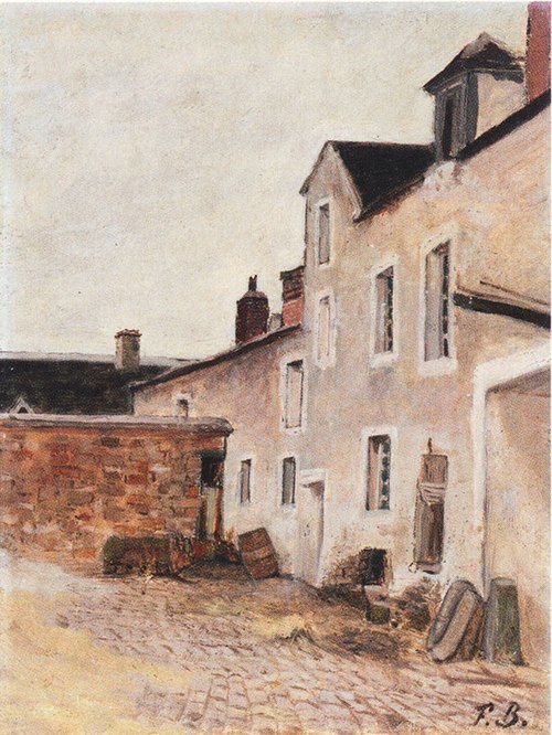 Chailly - White Horse Inn, 1863, Frédéric Bazille