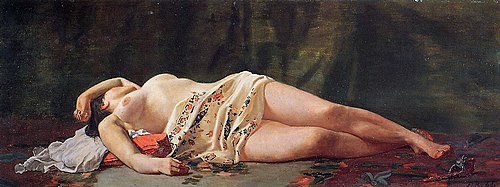 Étude de nu, dit Nu couché, 1864, Frédéric Bazille
