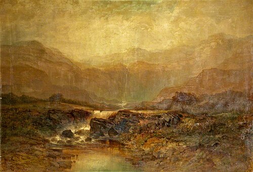 Ty Croes, near Holyhead, Anglesey, 1901, Samuel Lawson Booth