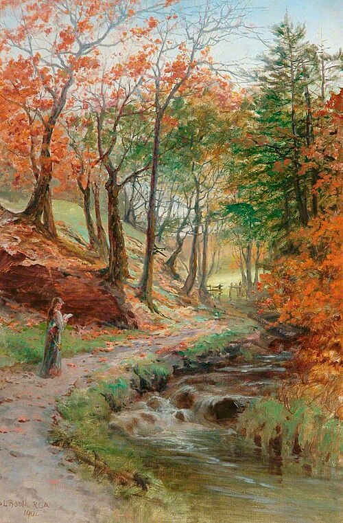 Near Dean Wood, Rivington, 1901, Samuel Lawson Booth