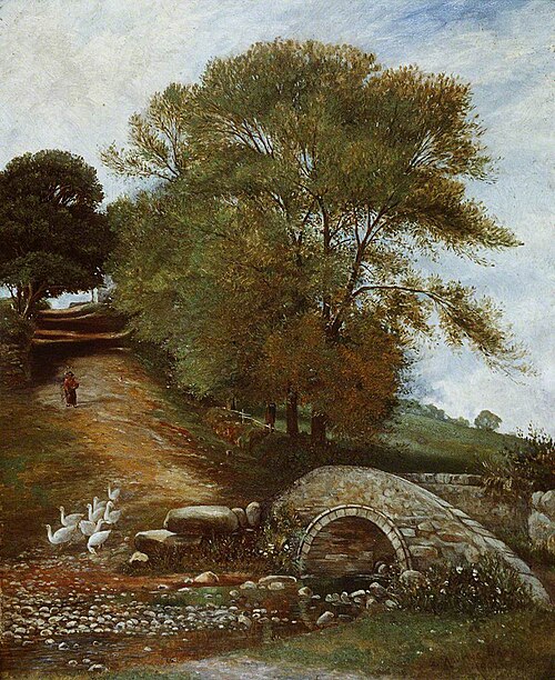 Maesincla Road, near Caernarvon, 1889, Samuel Maurice Jones