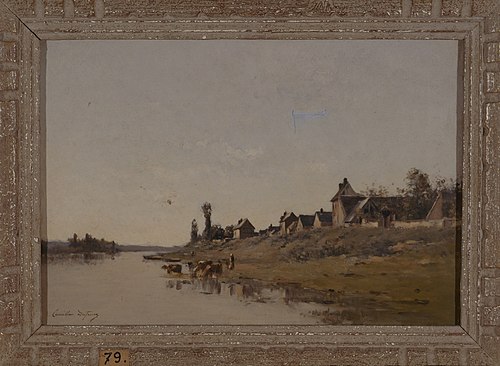 Le manoir, bords de la Seine, , Camille Dufour