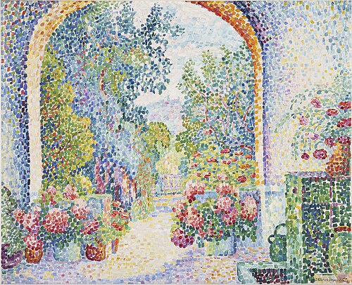 Garden at La Hune, Saint-Tropez, 1909, Jeanne Selmersheim-Desgrange