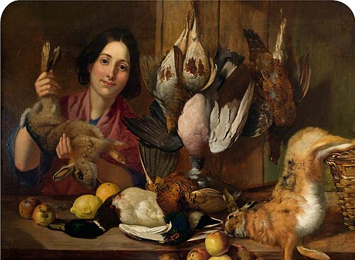 The Game Stall, 1852, William Gillard