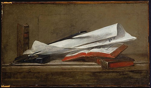 Attributes of the Architect, 1726, Jean Siméon Chardin