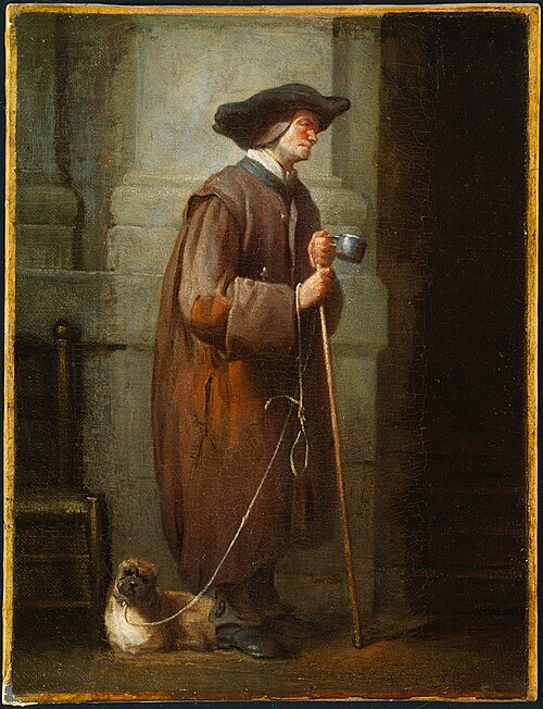 Blind Beggar, 1650, Jean Siméon Chardin