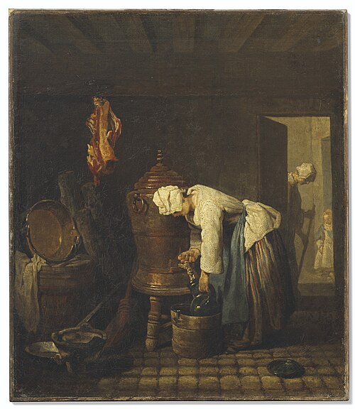 La fontaine, , Jean Siméon Chardin