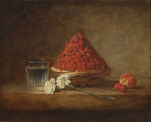 Le Panier de fraises, 1761, Jean Siméon Chardin