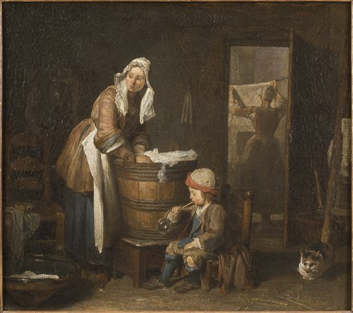 The Washerwoman, 1733, Jean Siméon Chardin