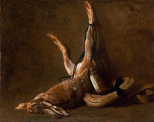 Nature morte au lièvre, 1730, Jean Siméon Chardin