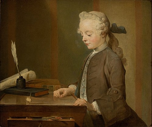 L'Enfant au toton, 1741, Jean Siméon Chardin
