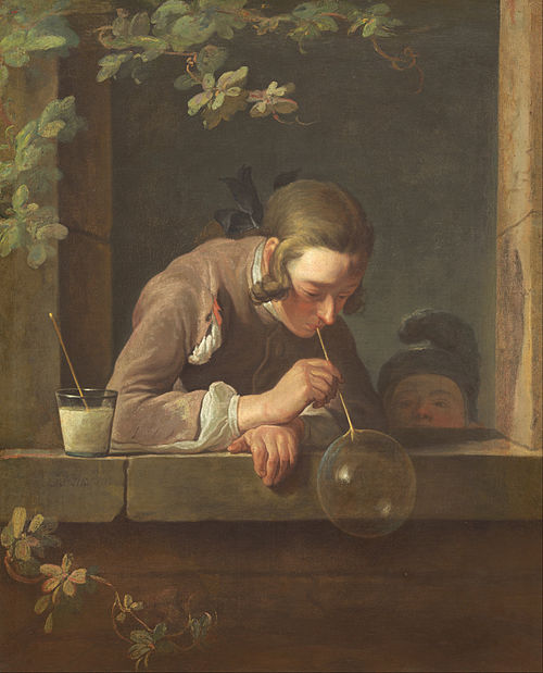 Les Bulles de savon, 1733, Jean Siméon Chardin