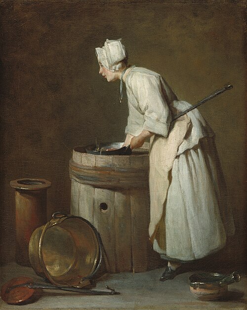 The Scullery Maid, 1738, Jean Siméon Chardin