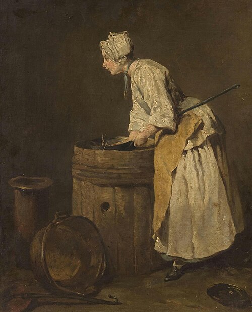 Scullery Maid, 1738, Jean Siméon Chardin