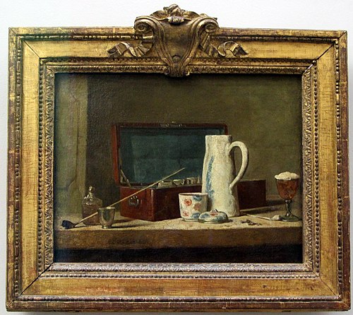 Pipes et vase à boire, 1737, Jean Siméon Chardin