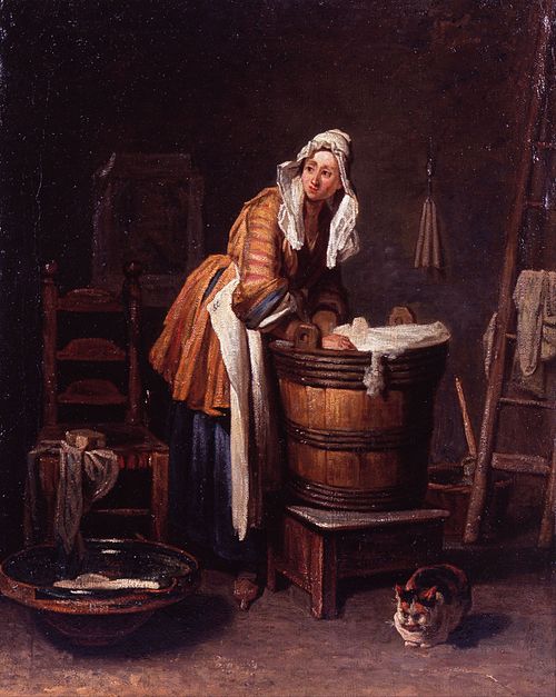 Washerwoman, 1733, Jean Siméon Chardin
