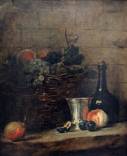 Le Panier de raisins, 1737, Jean Siméon Chardin