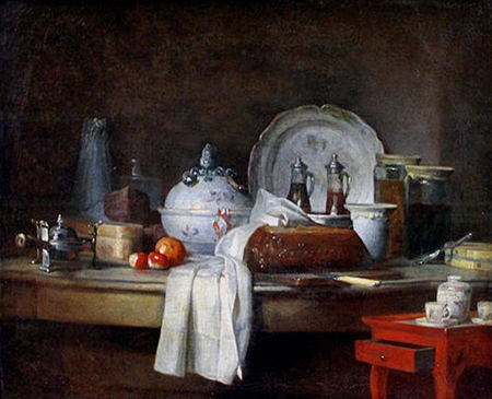 La table d'office, 1763, Jean Siméon Chardin