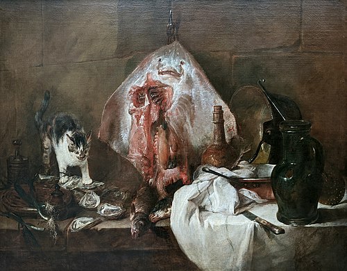 La Raie, 1727, Jean Siméon Chardin