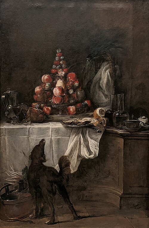 Le Buffet, 1728, Jean Siméon Chardin