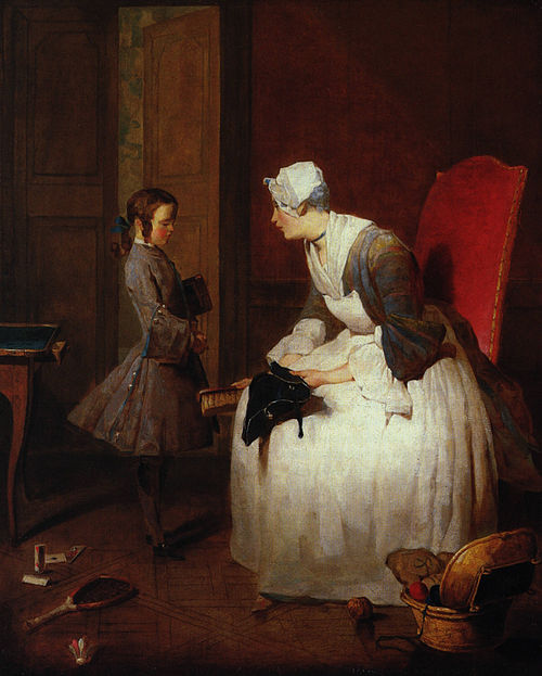 La Gouvernante, 1738, Jean Siméon Chardin