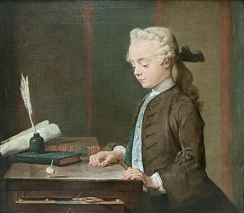 L'Enfant au toton, 1738, Jean Siméon Chardin