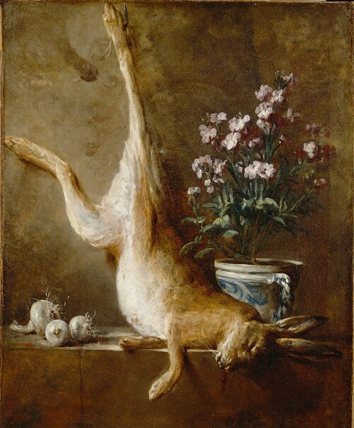 Still Life with Dead Hare, 1760, Jean Siméon Chardin