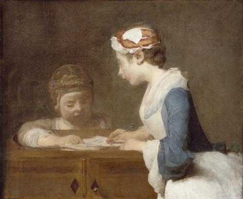 The Schoolmistress, 1735, Jean Siméon Chardin