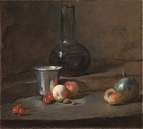 Le Gobelet d'argent, 1728, Jean Siméon Chardin