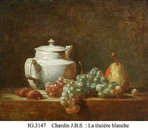 La théière blanche, 1750, Jean Siméon Chardin