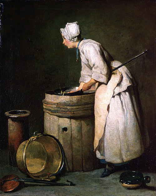 La récureuse, 1738, Jean Siméon Chardin