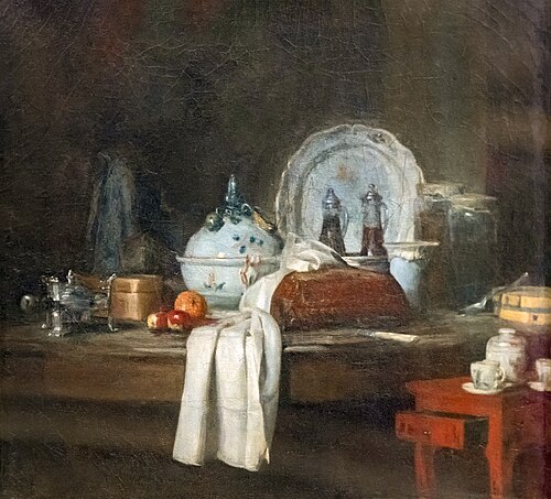 La table d'office, 1756, Jean Siméon Chardin