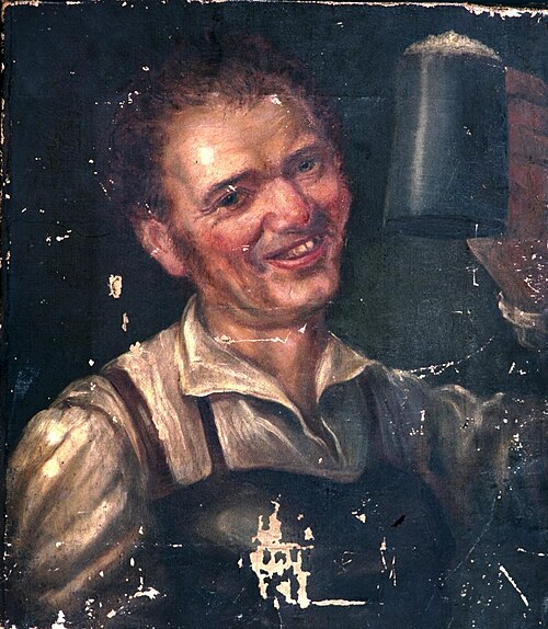 Self portrait, 1870, Hugh Jerman