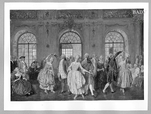 Ball im Schloss Schleißheim, 1911, Carl Wilhelm Anton Seiler