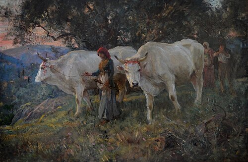 Leading Cattle, , Arthur Lemon