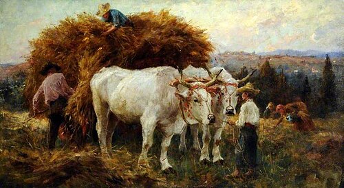 Harvest in Tuscany, , Arthur Lemon