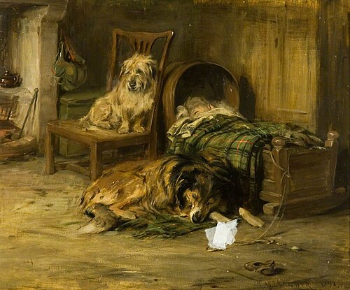 Drowsy Cronies, 1898, Robert L. Alexander